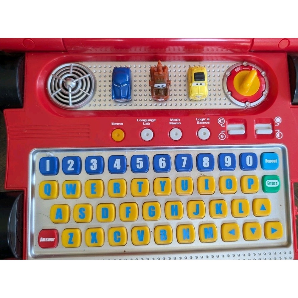 Disney V Tech V-Tech Cars Lightning McQueen Learning Toy Laptop TESTED Working - Picture 7 of 15